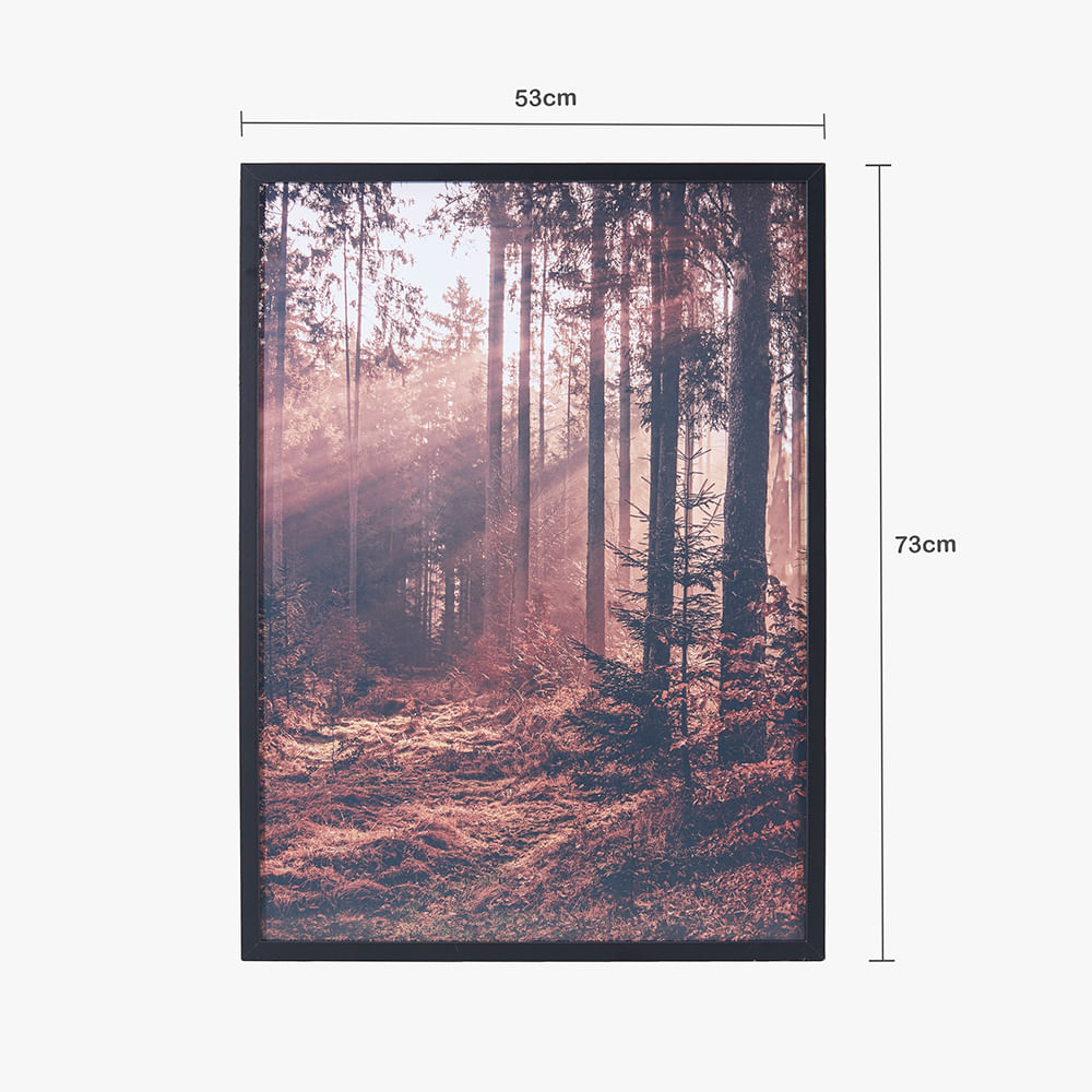 Cuadro Papel Mdf Forest